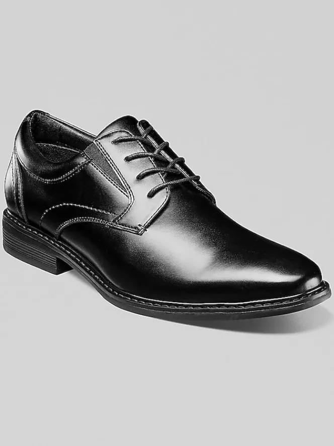 Oxfords|Dress & Formal Shoes-Nunn Bush Stark Plain Toe Oxfords Black