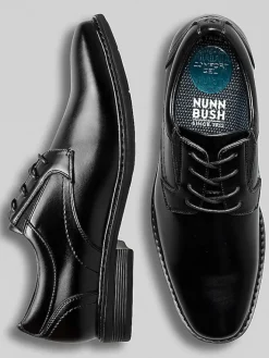 Oxfords|Dress & Formal Shoes-Nunn Bush Stark Plain Toe Oxfords Black