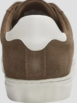Sneakers|Casual Shoes-Joseph Abboud Suede Sneakers Dark Taupe
