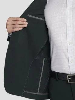 3-piece Suits|Suit Separates-Calvin Klein Suit Jacket Green