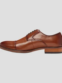 Dress & Formal Shoes|Oxfords-Florsheim Surge Leather Cap Toe Oxfords Black