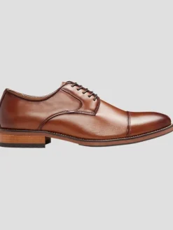 Dress & Formal Shoes|Oxfords-Florsheim Surge Leather Cap Toe Oxfords Black