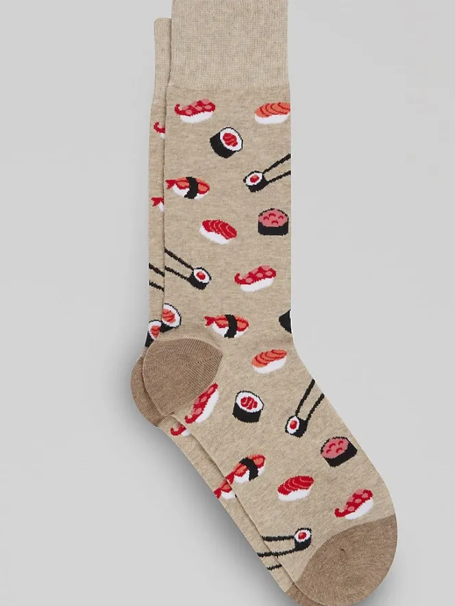 Socks-Egara Sushi Socks Oatmeal Heather