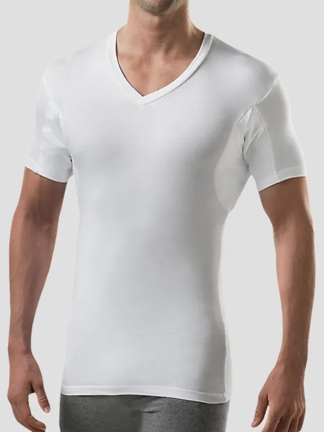 Underwear-Thompson Tee Sweatproof Slim V-Neck Tee Black