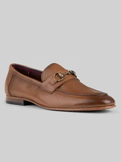 Loafers & Slip-ons-Donald Pliner Ted Moc Toe Bit Loafers Saddle