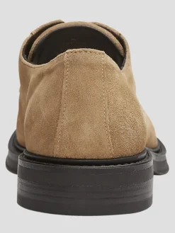 Oxfords|Dress & Formal Shoes-Bruno Magli Teo Suede Moc Toe Oxfords Tan Suede