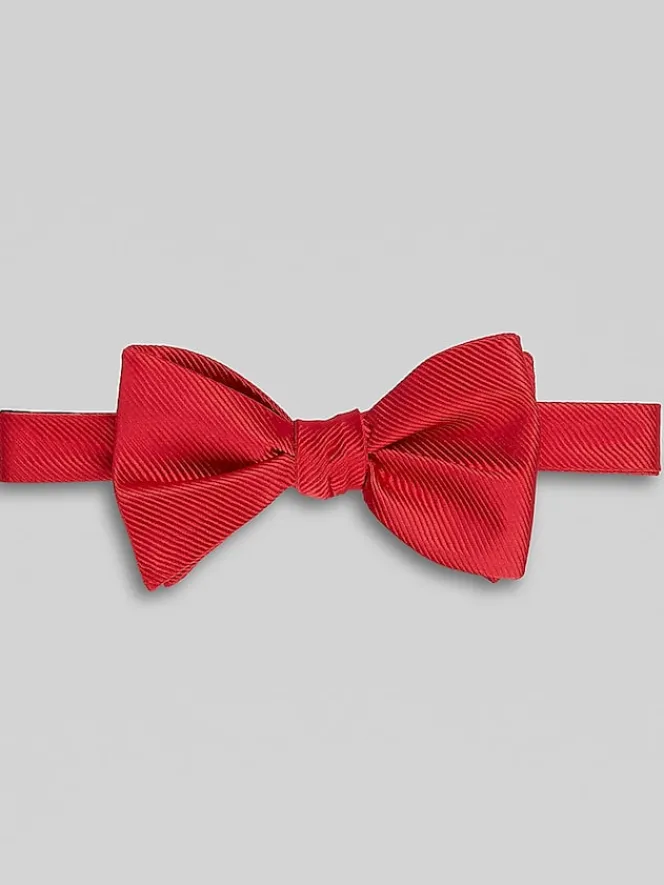 Formal Accessories|Bow Ties-Calvin Klein Textured Self-Tie Bow Tie Black