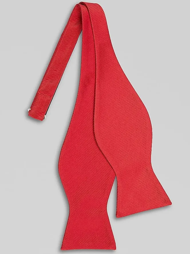 Formal Accessories|Bow Ties-Calvin Klein Textured Self-Tie Bow Tie Black