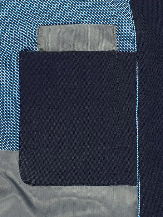 Big & Tall Sport Coats|Blazers-Haggar The Active Series™ Tailored Fit Stretch Blazer Black Solid