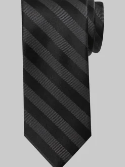 Ties-Awearness Kenneth Cole Tonal Diagonal Stripe Tie Black