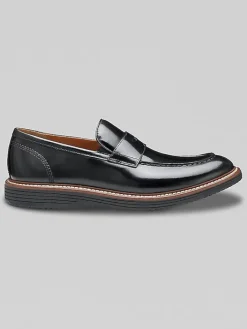 Loafers & Slip-ons|Casual Shoes-Johnston &Amp; Murphy Upton Penny Loafers Black