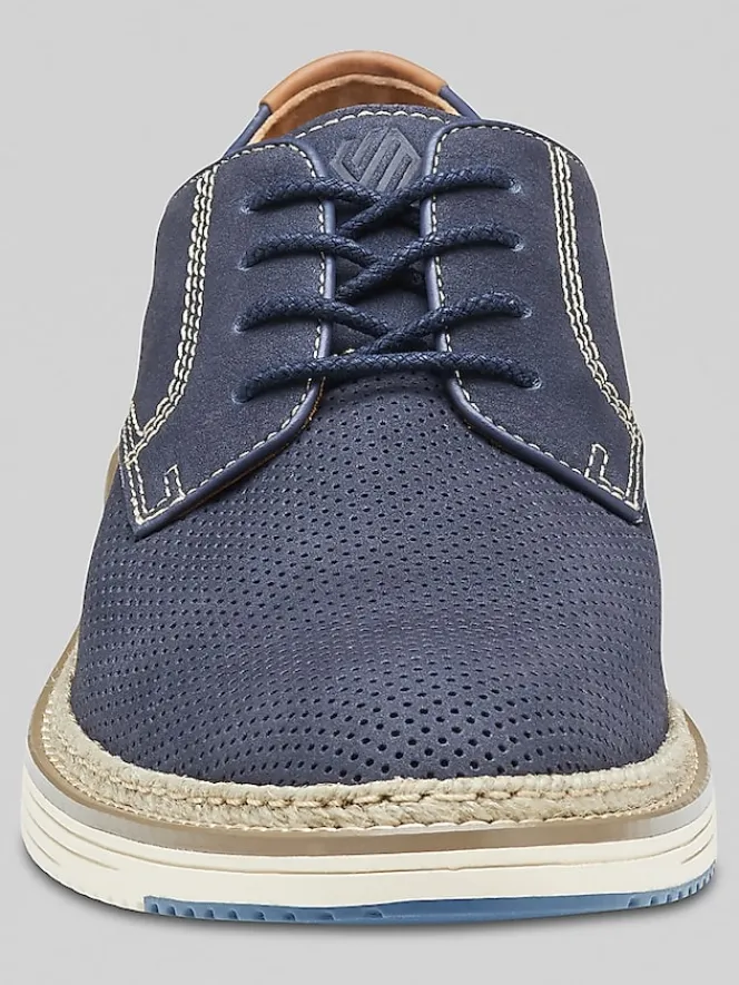 Casual Shoes|Casual Shoes-Johnston &Amp; Murphy Upton Perforated Plain Toe Oxfords Navy