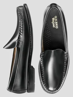 Loafers & Slip-ons|Dress & Formal Shoes-G.H.BASS Venetian Weejuns® Moc Toe Loafers Black