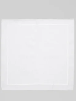 Formal Accessories|Pocket Squares-Joseph Abboud Vine Floral Tonal Pocket Square White