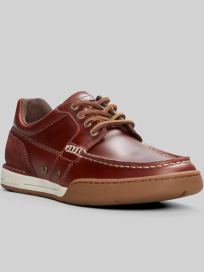 Casual Shoes|Casual Shoes-Rockport Wentworth Casual Lace-Ups Brown