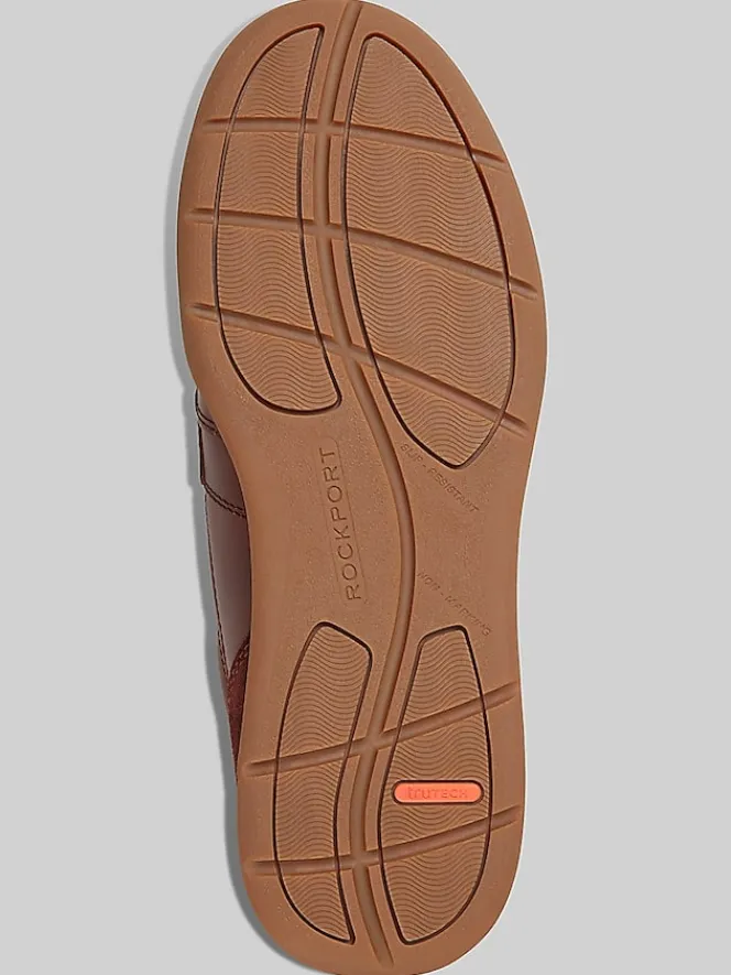 Casual Shoes|Casual Shoes-Rockport Wentworth Casual Lace-Ups Brown