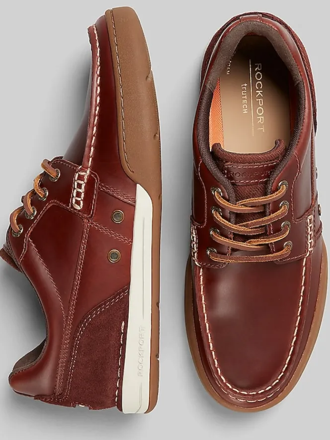 Casual Shoes|Casual Shoes-Rockport Wentworth Casual Lace-Ups Brown