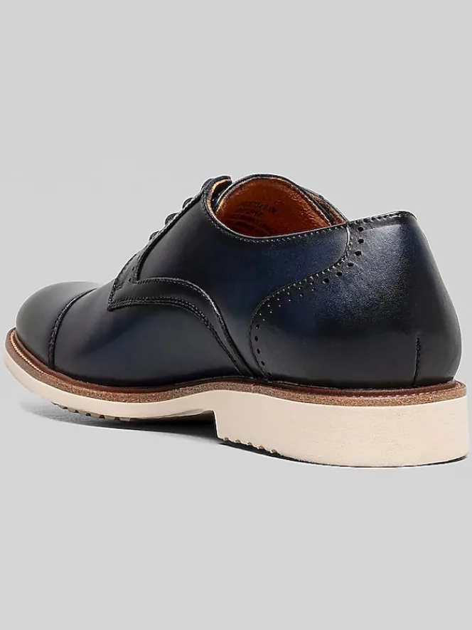 Dress & Formal Shoes-Stacy Adams Wesbridge Cap Toe Lace-Up Shoes Black