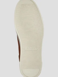 Casual Shoes|Casual Shoes-Bedstu Wizard Leather Moc Toe Sneakers Tan