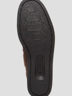 Loafers & Slip-ons-Eastland Yarmouth Camp Leather Moc Toe Boat Shoes Brown