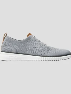Sneakers|Casual Shoes-Cole Haan 2.ZeroGrand Stitchlite Wingtip Oxfords Gray